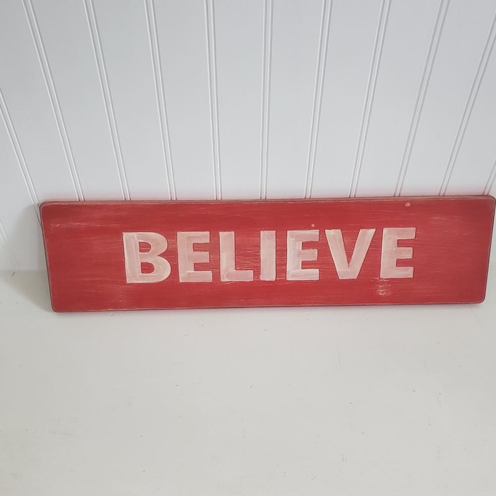 Cute Christmas believe signs